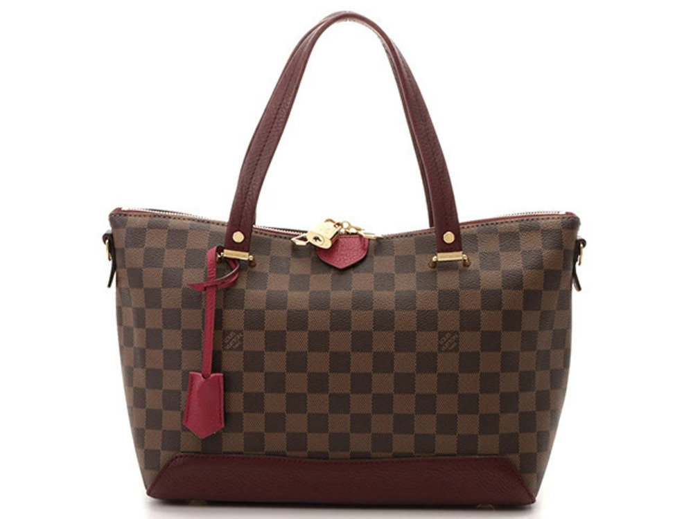 LOUIS VUITTON handbag Hyde Park Damier Fuschia Pink